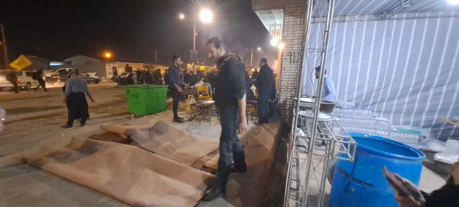 برگزاری مراسم افتتاحیه موکب دانشگاه فرهنگیان استان خوزستان در مرز چذابه با حضور معاون فرهنگی دانشگاه فرهنگیان 8