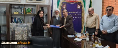 آیین تکریم و معارفه سرپرست پردیس فاطمه الزهرا اهواز برگزار گردید 