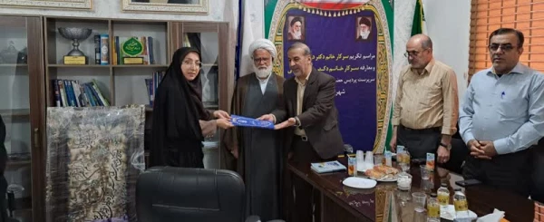 آیین تکریم و معارفه سرپرست پردیس فاطمه الزهرا اهواز برگزار گردید  2