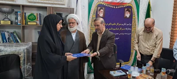 آیین تکریم و معارفه سرپرست پردیس فاطمه الزهرا اهواز برگزار گردید  5