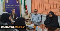 آیین تکریم و معارفه سرپرست پردیس فاطمه الزهرا اهواز برگزار گردید  7