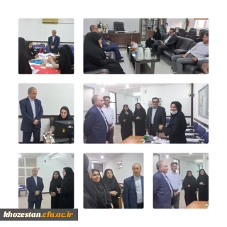 بازدید قاسم پور معاون بسیج اساتید دانشگاه فرهنگیان از روند برگزاری مصاحبه های داوطلبان آزمون سراسری سال ۱۴۰۲ در پردیس حضرت فاطمه الزهرا(س) خوزستان