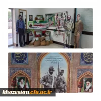 برپایی نمایشگاه دفاع مقدس در پردیس حضرت فاطمه الزهرا(س) اهواز