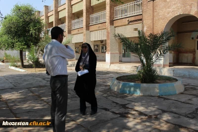 بازدید دکتر جان بزرگی سرپرست پردیس حضرت فاطمه الزهرا(س) از سراهای دانشجویی