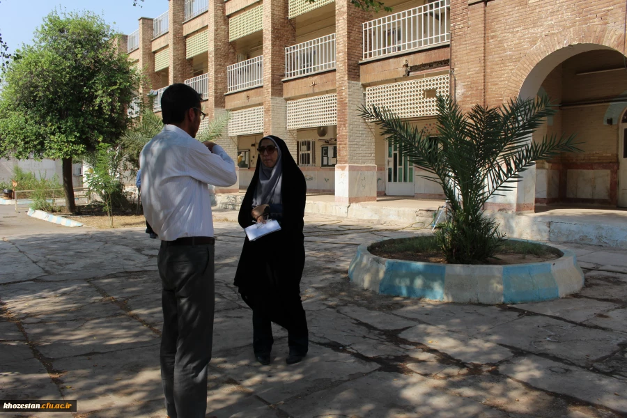 بازدید دکتر جان بزرگی سرپرست پردیس حضرت فاطمه الزهرا(س) از سراهای دانشجویی