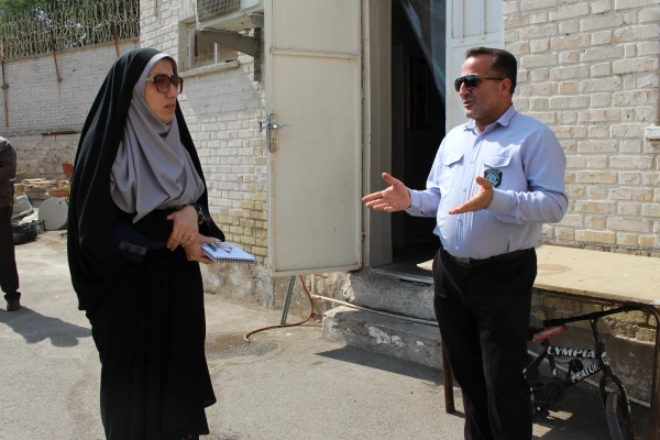 بازدید دکتر جان بزرگی سرپرست پردیس حضرت فاطمه الزهرا(س) از سراهای دانشجویی