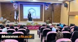 برگزاری مراسم جهت تببین نقش زنان در دفاع مقدس با حضور بانو عصمت احمدیان، مادر شهیدان فرجوانی، توسط کانون اندیشه های انقلاب اسلامی پردیس حضرت فاطمه الزهرا(س) با همکاری دفتر نهاد مقام معظم رهبری