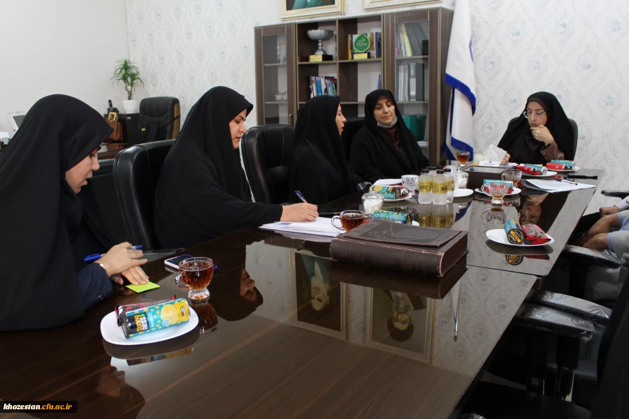 جلسه شورای اسکان خوابگاه های دانشجویی پردیس حضرت فاطمه الزهرا(س) اهواز