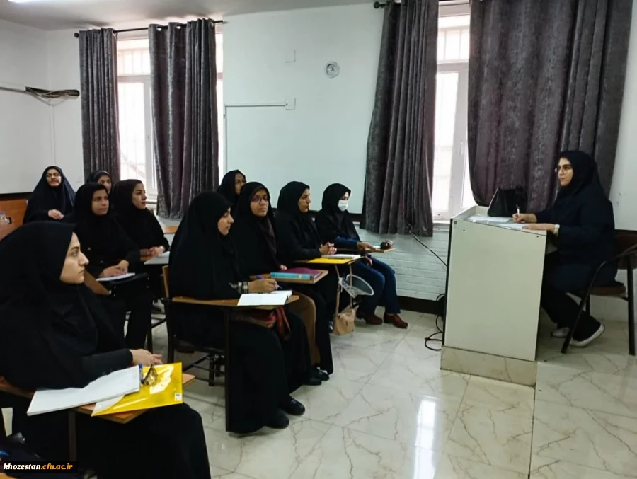 برگزاری کلاسهای پودمان اول مهارت اموزان ماده ۲۸ در پردیس حضرت فاطمه الزهرا (س) اهواز