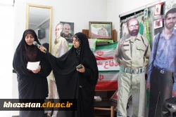 تجمع اعتراض آمیز فرهیختگان دانشگاه فرهنگیان پردیس حضرت فاطمه الزهرا(س) اهواز در دفاع از مردم مظلوم غزه