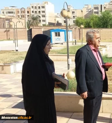 بازدید مدیر محترم بهسازی و توانمندسازی دانشگاه فرهنگیان از پردیس حضرت فاطمه الزهرا(س) اهواز
