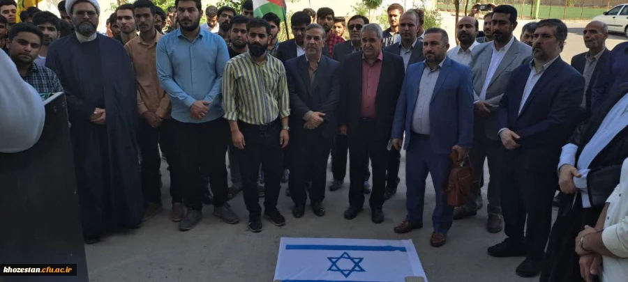  تجمع اعتراضی دانشجویان،کارکنان و اساتید دانشگاه فرهنگیان استان خوزستان  3