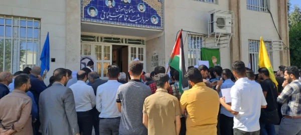  تجمع اعتراضی دانشجویان،کارکنان و اساتید دانشگاه فرهنگیان استان خوزستان  8