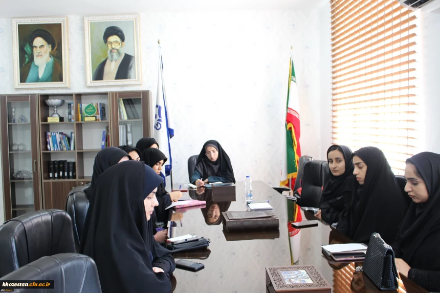 برگزاری جلسه شورای صنفی دانشجویان در پردیس حضرت فاطمه الزهرا(س) اهواز