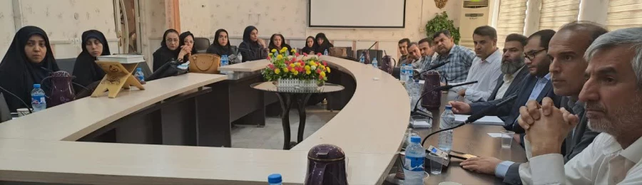 نشست اساتید هیئت علمی،مامورآموزشی و مدرسان حق التدریس با معاون مرکز توسعه وبهسازی و توانمندی سرمایه انسانی دانشگاه فرهنگیان 6