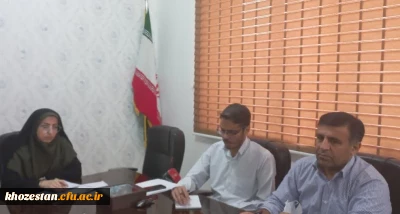 برگزاری جلسه مراسم استقبال از دانشجویان جدیدالورود پردیس حضرت فاطمه الزهرا(س) اهواز