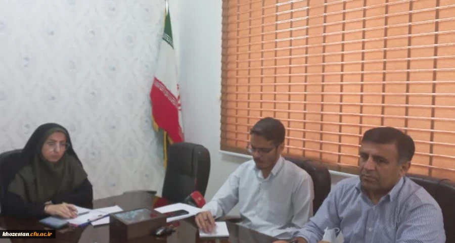 برگزاری جلسه مراسم استقبال از دانشجویان جدیدالورود پردیس حضرت فاطمه الزهرا(س) اهواز