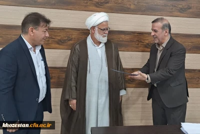 انتصاب در دانشگاه فرهنگیان استان خوزستان:

معاون توسعه، پشتیبانی و امور دانشجویی پردیس حضرت رسول اکرم (ص) منصوب شد.