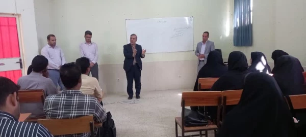 بازدید رئیس امور پردیس های دانشگاه فرهنگیان استان خوزستان از مرکز مهارت آموزی شادگان  2