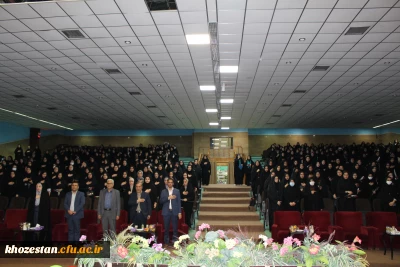 برگزاری آئین استقبال از نو دانشجو معلمان دانشگاه فرهنگیان-پردیس حضرت فاطمه الزهرا(س) اهواز