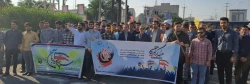 حضور کارکنان،اساتید و دانشجویان دانشگاه فرهنگیان در راهپیمایی 13 آبان  3