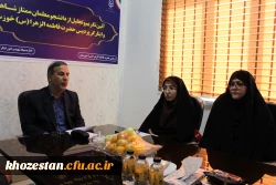 مراسم تجلیل از دانشجو معلمان ممتاز شاهد و ایثارگر پردیس حضرت فاطمه الزهرا(س) خوزستان