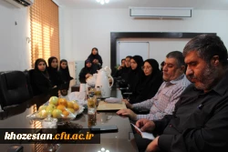 مراسم تجلیل از دانشجو معلمان ممتاز شاهد و ایثارگر پردیس حضرت فاطمه الزهرا(س) خوزستان