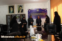 مراسم تجلیل از دانشجو معلمان ممتاز شاهد و ایثارگر پردیس حضرت فاطمه الزهرا(س) خوزستان