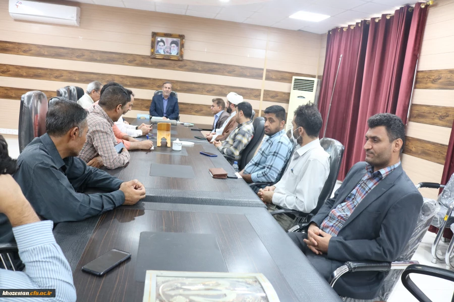 جلسه شورای اداری پردیس حضرت رسول اکرم(ص) 2