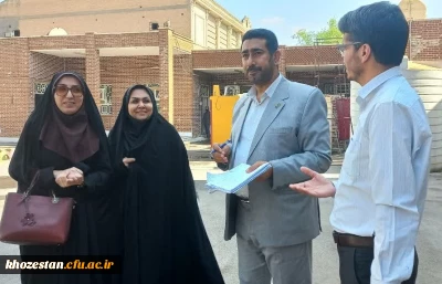 بازدید ادواری اداره نظارت، ارزیابی و تضمین کیفیت از پردیس حضرت فاطمه الزهرا(س) اهواز