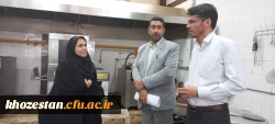 بازدید ادواری اداره نظارت، ارزیابی و تضمین کیفیت از پردیس حضرت فاطمه الزهرا(س) اهواز