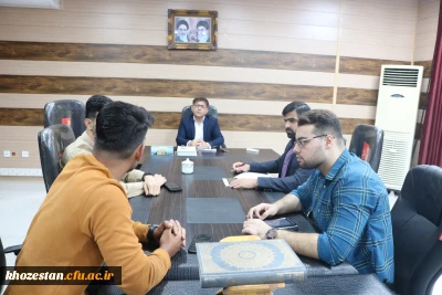 جلسه شورای صنفی با معاونت پشتیبانی پردیس دکتر حاذق نژاد