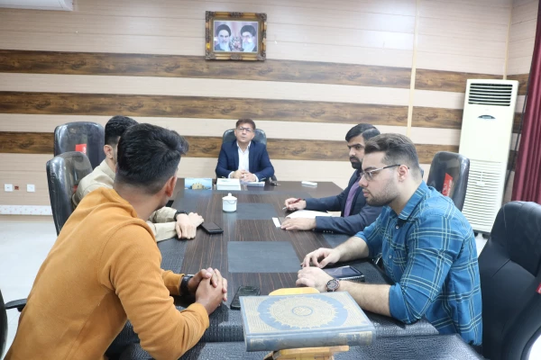 جلسه شورای صنفی با معاونت پشتیبانی پردیس دکتر حاذق نژاد 2