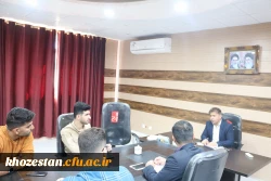 جلسه شورای صنفی با معاونت پشتیبانی پردیس دکتر حاذق نژاد 3