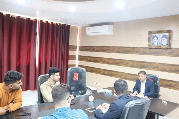 جلسه شورای صنفی با معاونت پشتیبانی پردیس دکتر حاذق نژاد 3