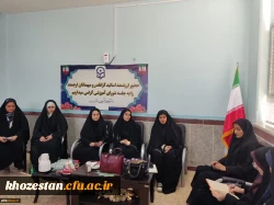 بازدید سرپرست پردیس حضرت فاطمه الزهرا(س) اهواز از مرکز دخترانه اروند آبادان