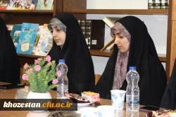 نشست صمیمی مسئول دفتر نهاد رهبری مقام معظم رهبری در دانشگاه فرهنگیان خوزستان با تشکل ها و کانون های فرهنگی پردیس حضرت فاطمه الزهرا(س) اهواز