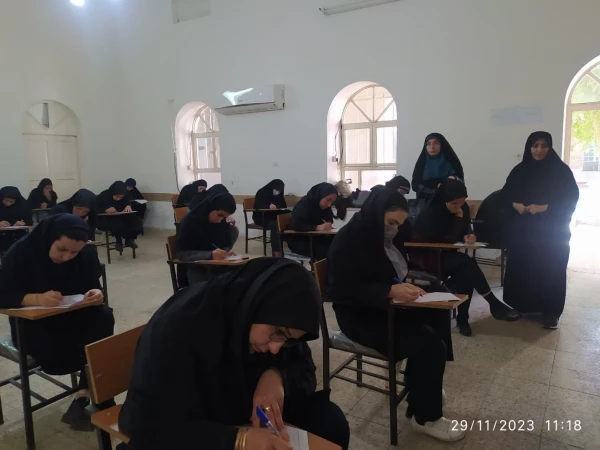 برگزاری آزمون پایانی پودمان اول مهارت آموزان سری هشتم در پردیس حضرت فاطمه الزهرا(س) اهواز