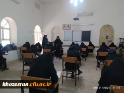 برگزاری آزمون پایانی پودمان اول مهارت آموزان سری هشتم در پردیس حضرت فاطمه الزهرا(س) اهواز