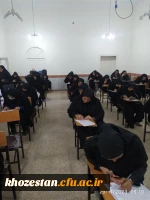 برگزاری آزمون پایانی پودمان اول مهارت آموزان سری هشتم در پردیس حضرت فاطمه الزهرا(س) اهواز