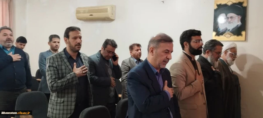 مراسم افتتاحیه حوزه علوم اسلامی در دانشگاه فرهنگیان استان خوزستان برگزار شد. 5