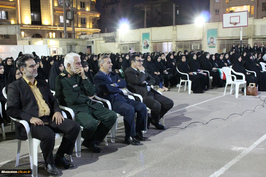 مراسم فاطمیه و استقبال پرشور از شهید گمنام در دانشگاه فرهنگیان_ پردیس حضرت فاطمه الزهرا(س) اهواز