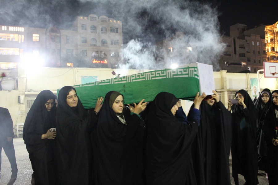 مراسم فاطمیه و استقبال پرشور از شهید گمنام در دانشگاه فرهنگیان_ پردیس حضرت فاطمه الزهرا(س) اهواز