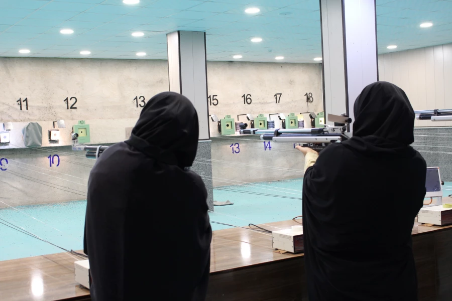 میدان تیر و اردوی عملی واحد درس آمادگی دفاعی دانشجو معلمان پردیس حضرت فاطمه الزهرا(س) اهواز