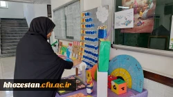 برگزاری نمایشگاه دست سازه های آموزش ریاضی در پردیس حضرت فاطمه الزهرا(س) اهواز