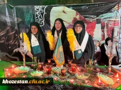 برپایی موکب چای حضرتی امام رضا(ع) در پردیس حضرت فاطمه الزهرا(س) اهواز