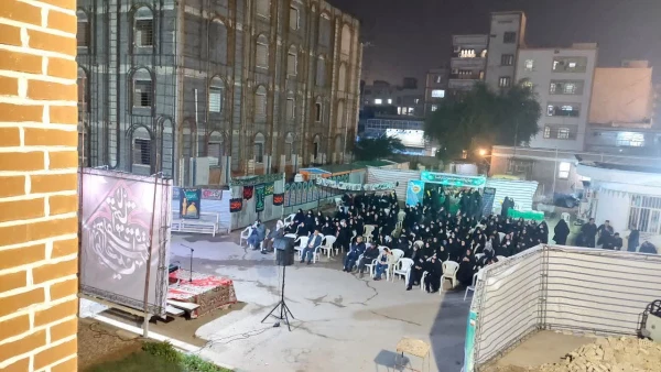 مراسم فاطمیه به میزبانی خادمان حرم امام رضا(ع) و چایخانه رضوی