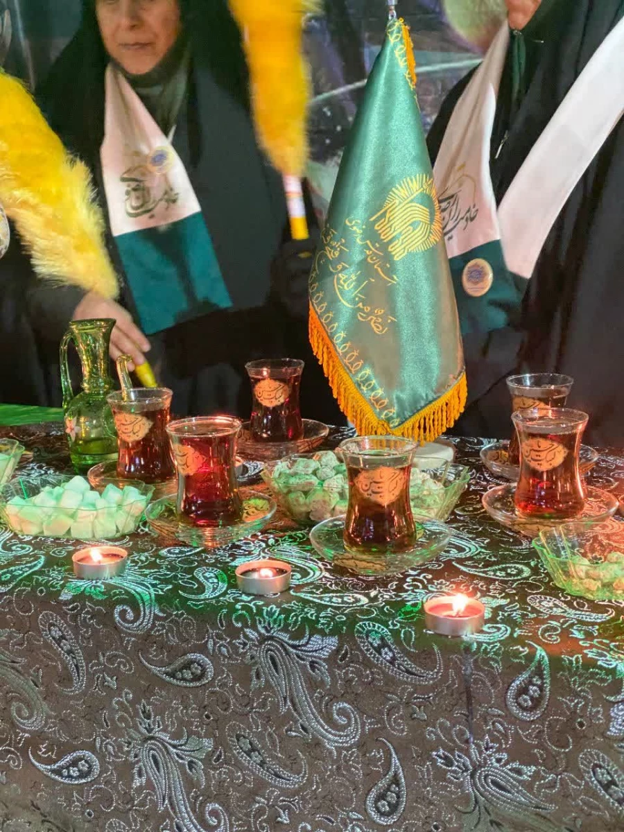 مراسم فاطمیه به میزبانی خادمان حرم امام رضا(ع) و چایخانه رضوی
