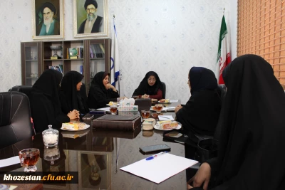 برگزاری جلسه اعضای شورای صنفی در پردیس حضرت فاطمه الزهرا(س) اهواز