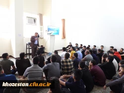 ارائه و ابلاغ شیوه نامه انضباطی توسط معاونت هماهنگی و پشتیبانی پردیس دکتر حاذق نژاد به دانشجو معلمان مرکز دکتر حسابی 2